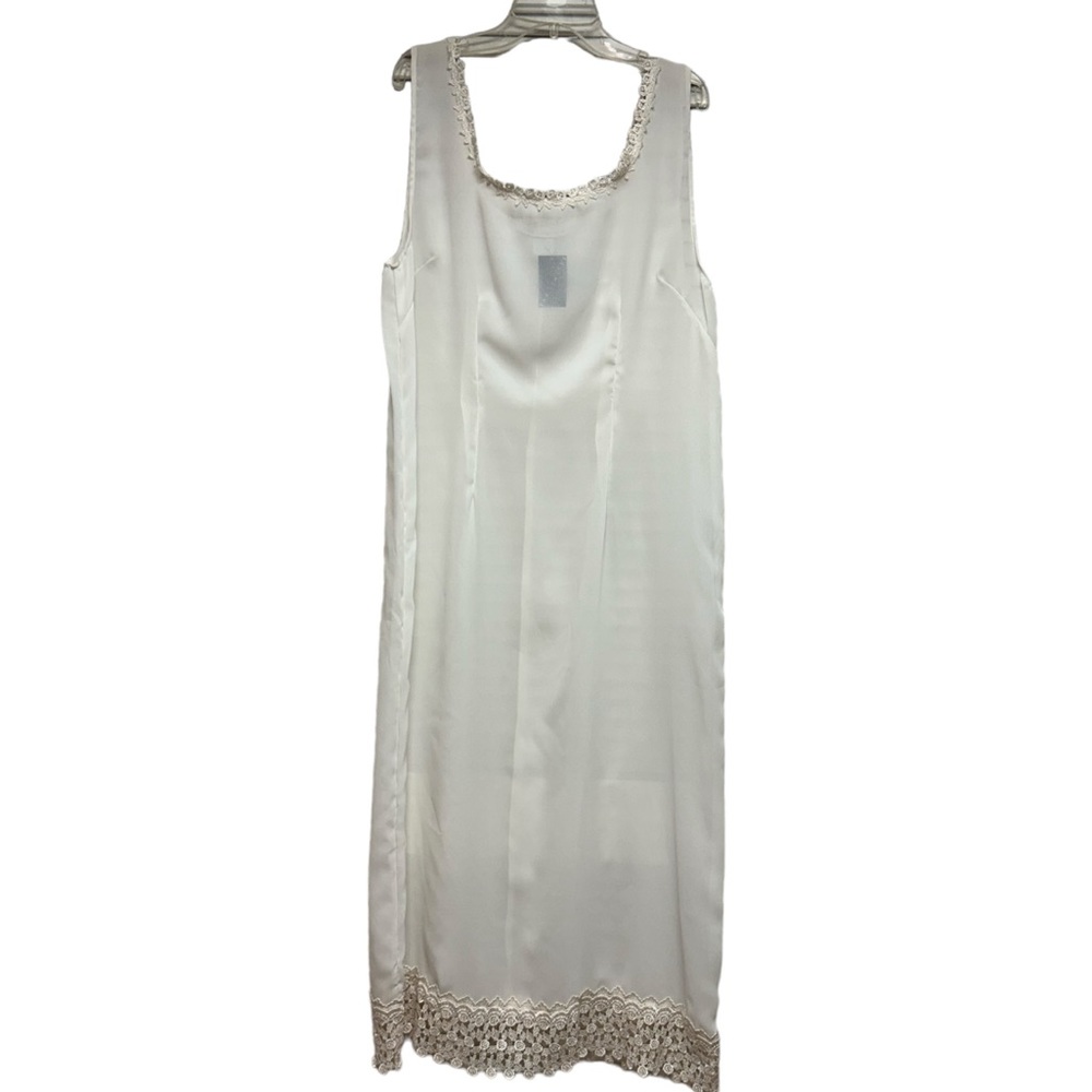 VTG NWT The Limited Nightgown Ivory White Lace Trim Long Maxi 90s Cottagecore